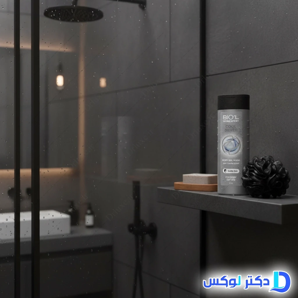 شامپو بدن ژلی مردانه بیول مدل کول سیلور 315 میلی‌لیتر